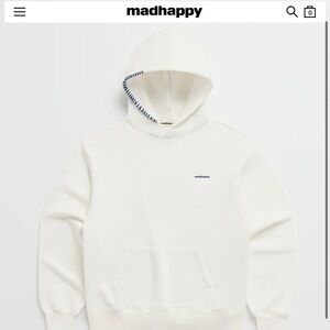 Madhappy White Hoodie